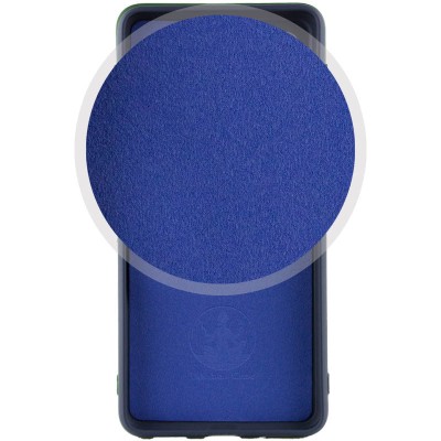 Чехол Silicone Cover Lakshmi Full Camera (AAA) для Oppo A78 4G Темно-синий / Midnight blue