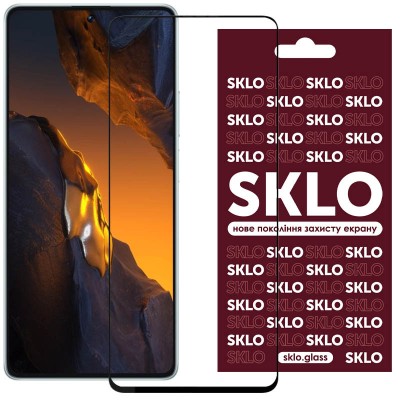 Захисне скло SKLO 3D для Xiaomi 13T / 13T Pro / Redmi Note 13 4G Чорний Захисне скло SKLO 3D для Xiaomi 13T / 13T Pro / Redmi Note 13 4G Чорний