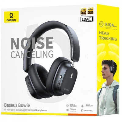 Бездротові навушники Baseus Bowie 30 Max (A00075500113-00) black