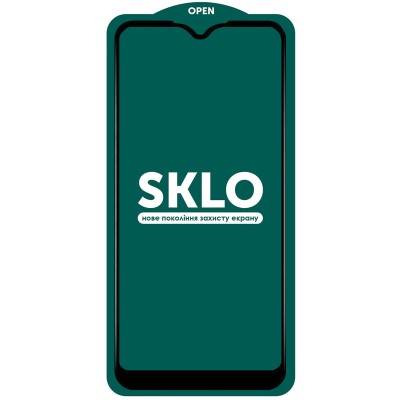 Захисне скло SKLO 5D (тех.пак) для Samsung Galaxy A16 4G/5G Чорний