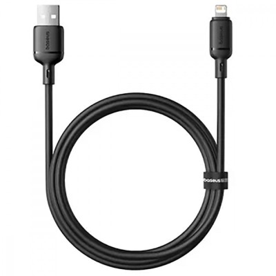 Кабель Baseus Silky Series Fast Charging Lightning 2.4A (1m) (P10377702213-00) white