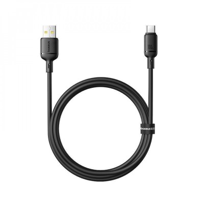 Кабель Baseus Silky Series Fast Charging Type-C 100W (1m) (P10377703113-000) black