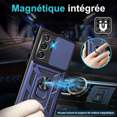 Ударостійкий чохол Camshield Serge Ring для Samsung Galaxy S25 Ultra Синій