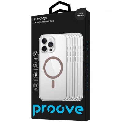Чохол Proove Blossom Case with Magnetic Ring iPhone 16 Pro Max light purple (PCBLIP16PM07)