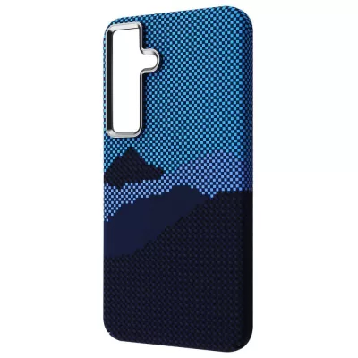 Чохол WAVE Gleam Case with Magnetic Ring Samsung Galaxy S24 blue mountain