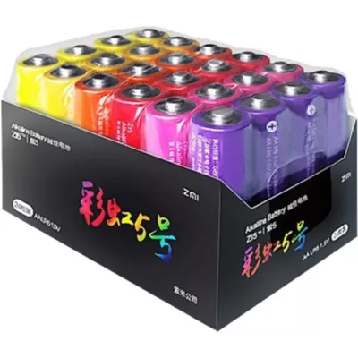 Батарейка ZMI Rainbow AA Alkaline (AA524) 24шт/бл