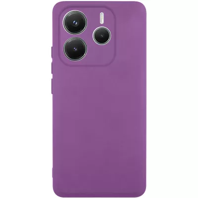 Чохол Silicone Cover Lakshmi (AAA) для Xiaomi Redmi Note 14 5G Сливовий / Purple