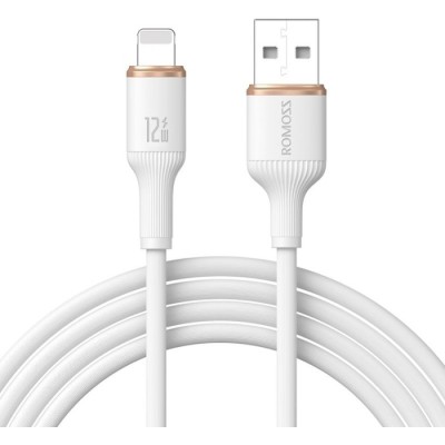 Кабель Romoss CB1224 USB-Ligh 2.4A 2m (CB1224-821-134H) білий