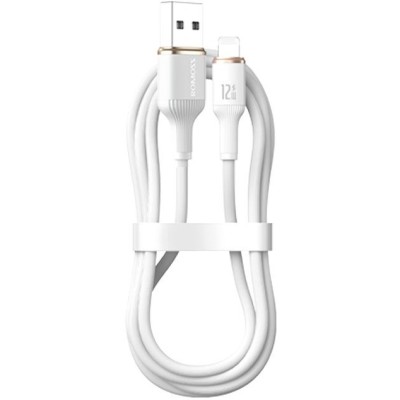 Кабель Romoss CB1224 USB-Ligh 2.4A 2m (CB1224-821-134H) білий