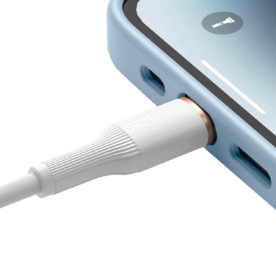 Кабель Romoss CB1224 USB-Ligh 2.4A 2m (CB1224-821-134H) білий