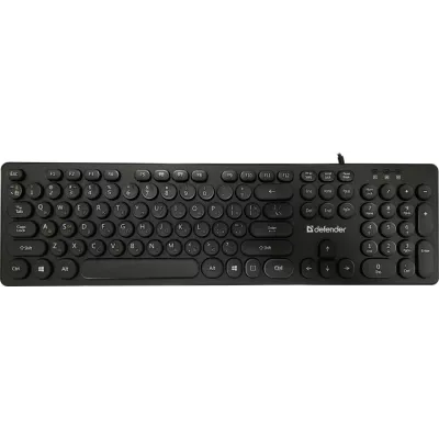 Клавіатура DEFENDER (450250) Accord KM, чорна, USB