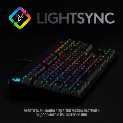 Клавіатура LOGITECH G PRO Mechanical Gaming USB, Black (920-009392)