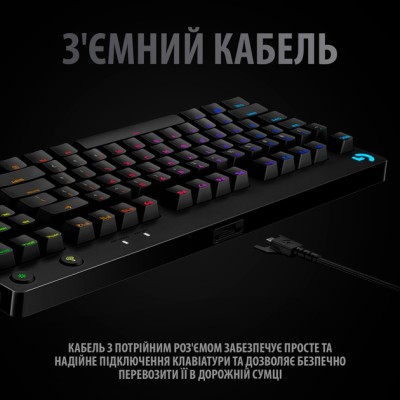 Клавіатура LOGITECH G PRO Mechanical Gaming USB, Black (920-009392)