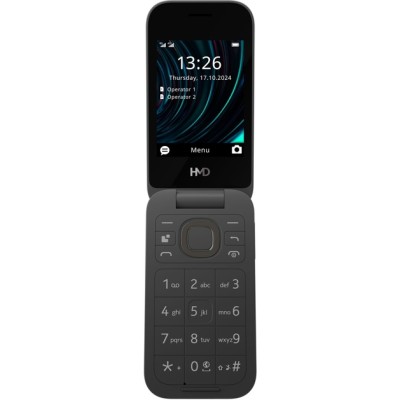 Мобільний телефон HMD 2660 4G FLIP DS Black