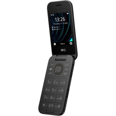 Мобільний телефон HMD 2660 4G FLIP DS Black