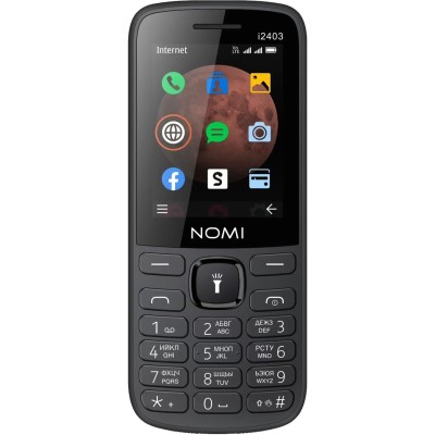 Телефон Nomi i2403 Black