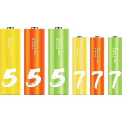 Батарейка ZMI Rainbow AA/AAA Alkaline (LR24) 24шт/бл