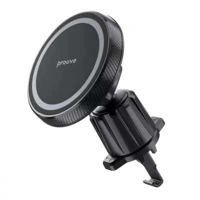 Автомобільний тримач Proove Carbon Magnetic Air Outlet Car Mount (CHCM00000001) Black