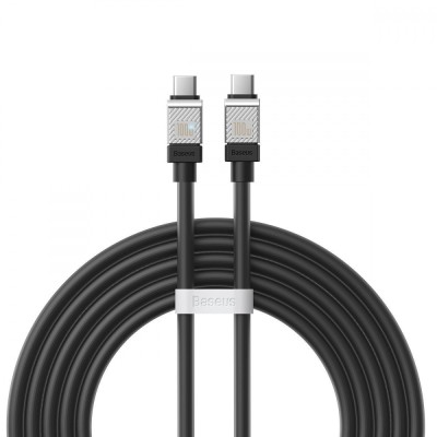 Кабель Baseus CoolPlay Series Type-C To Type-C 100W (2m) CAKW000301 Black