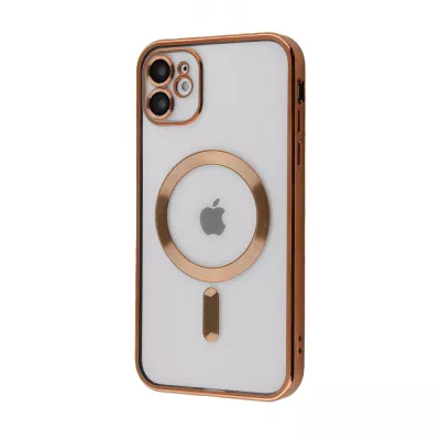 Чохол Metal Matte Case with Magnetic Ring iPhone 11 gold