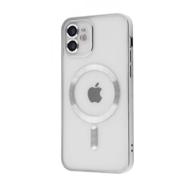 Чохол Metal Matte Case with Magnetic Ring iPhone 13 Pro Max silver
