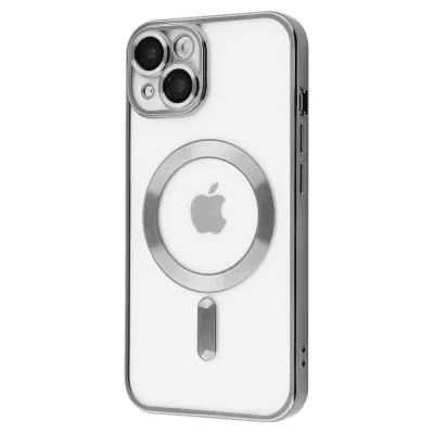 Чохол Metal Matte Case with Magnetic Ring iPhone 13 silver