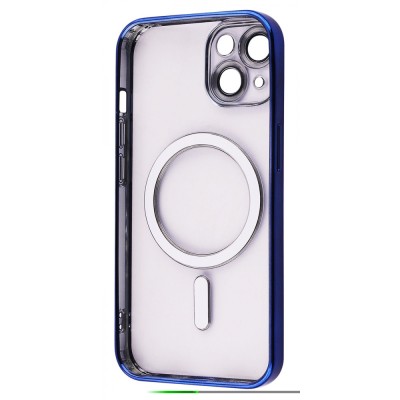 Чохол Metal Matte Case with Magnetic Ring iPhone 14 midnight blue