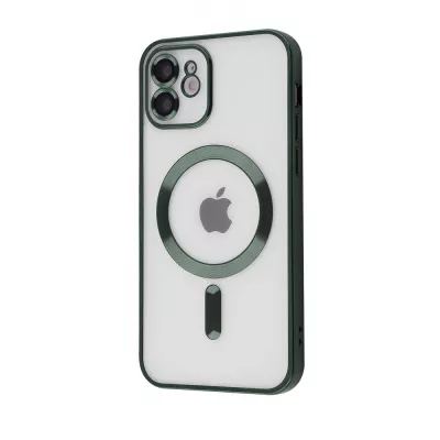 Чохол Metal Matte Case with Magnetic Ring iPhone 14 Pro dark green
