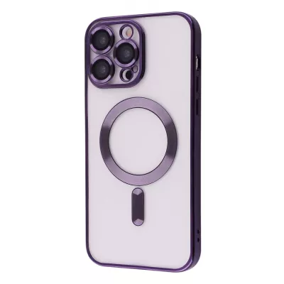 Чохол Metal Matte Case with Magnetic Ring iPhone 14 Pro Max deep purple