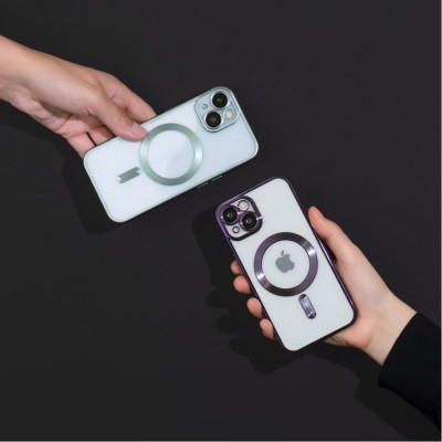 Чохол Metal Matte Case with Magnetic Ring iPhone 15 green