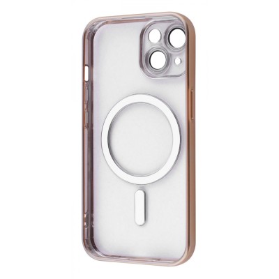 Чохол Metal Matte Case with Magnetic Ring iPhone 15 yellow