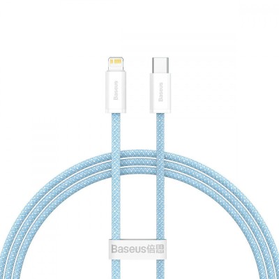 Кабель Baseus Dynamic Series Fast Charging Data USB кабель Type-C To IP 20 W 1M (CALD000003) Blue