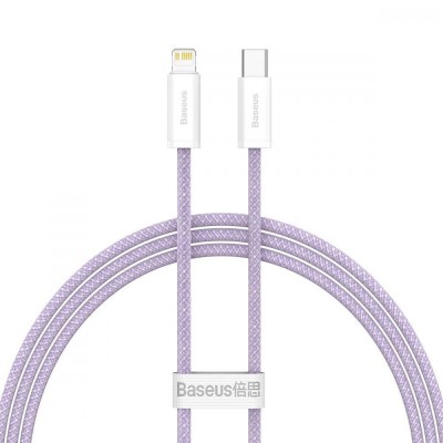 Кабель Baseus Dynamic Series Fast Charging Type-C to Lightning 20W (1m) (CALD000005) purple
