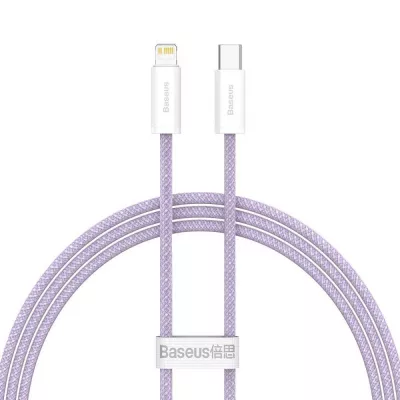 Кабель Baseus Dynamic Series Fast Charging Type-C to Lightning 20W (1m) (CALD000005) purple