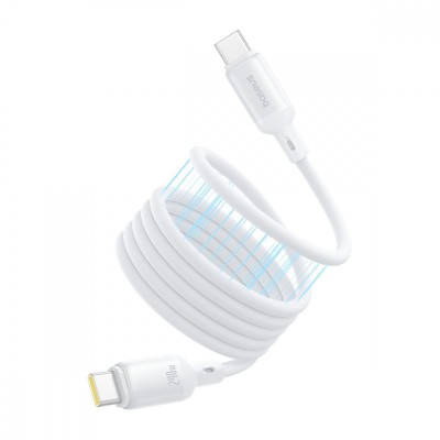 Кабель Baseus PicoGo Magnetic Liquid Silicone Type-C to Type-C 240W (1m) (P10376800311-00) blue
