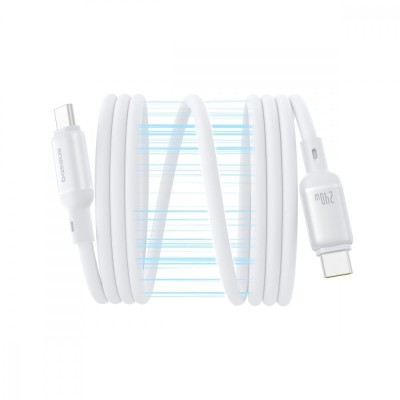 Кабель Baseus PicoGo Magnetic Liquid Silicone Type-C to Type-C 240W (1m) (P10376800311-00) blue