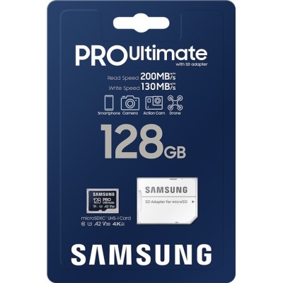 Карта пам’яті MICRO SDXC 128GB W/ADAPT. MB-MY128SA/WW SAMSUNG
