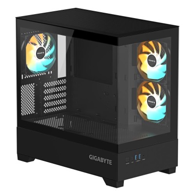Корпус MATX W/O PSU GB-C201P BLACK GIGABYTE