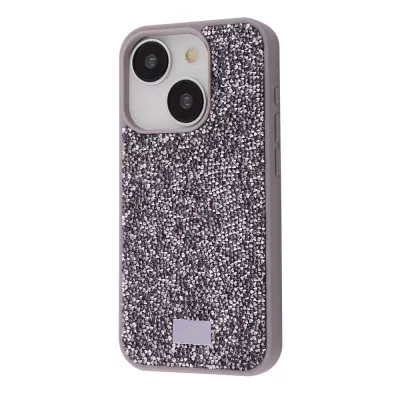 Чохол Bling World Rock Diamond (TPU) iPhone 16 Pro Max gray titanium