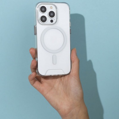 Чохол WAVE Sky Case with Magnetic Ring iPhone 16 Pro transparent