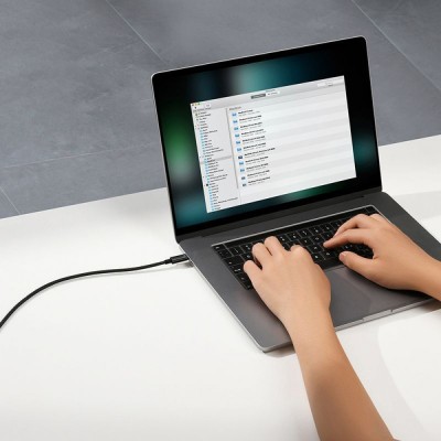 Cable Baseus Tungsten Gold Type-C To Type-C 240W (CAWJ040201) 3m Black