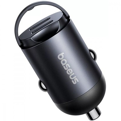 АЗП Baseus Tiny Star Mini Car Charger 2xType-C 30W black