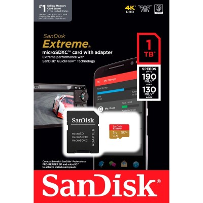 Карта пам’яті MICRO SDXC 1TB UHS-I W/A SDSQXAV-1T00-GN6MA SANDISK