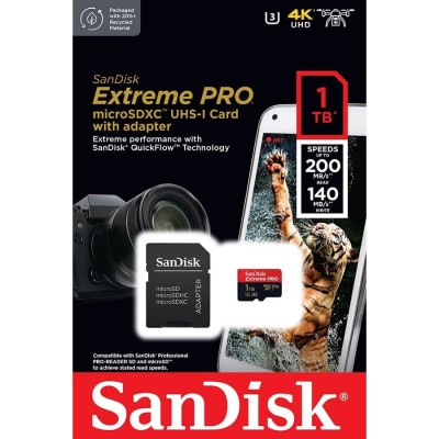Карта пам’яті MICRO SDXC 1TB UHS-I W/A SDSQXCD-1T00-GN6MA SANDISK