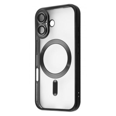 Чохол Metal Matte Case with Magnetic Ring iPhone 16 black
