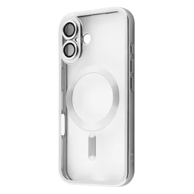 Чохол Metal Matte Case with Magnetic Ring iPhone 16 white