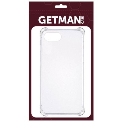 TPU чохол GETMAN Ease logo посилені кути для Apple iPhone SE (2025) Безбарвний (прозорий) TPU чохол GETMAN Ease logo посилені кути для Apple iPhone SE (2025) Безбарвний (прозорий)