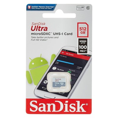 Карта пам’яті MICRO SDXC 512GB UHS-I SDSQUNR-512G-GN3MN SANDISK