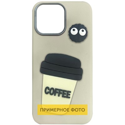 Чохол TPU Leather Toys для Xiaomi Redmi Note 14 4G (Europe version) Coffee / Sand