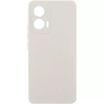 Чохол Silicone Cover Lakshmi Full Camera (AAA) для Motorola Edge 50 Fusion Білий / White